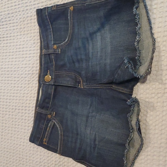 NWOT KUT from the Kloth Gidget Fray Jean Shorts Size 4 - Picture 1 of 5